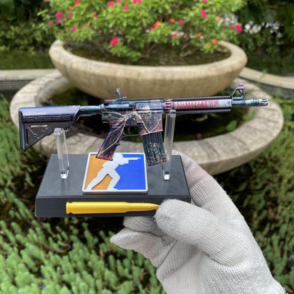Metal Tiny CS M4A4 Tooth Fairy Gun Miniature For Collection