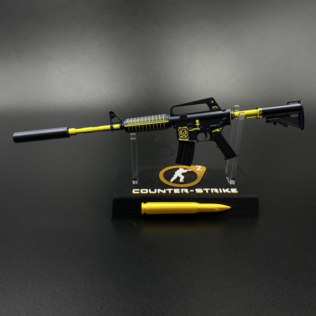 CS M4A1‑S Knight Metal Tiny Gun Replica for Collectible