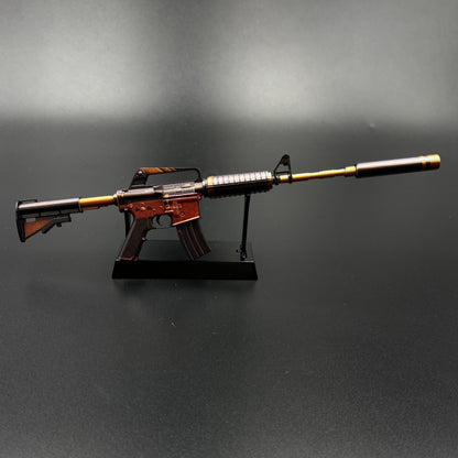 Atomic Alloy M4A1-S Metal Gun Miniature For Collection