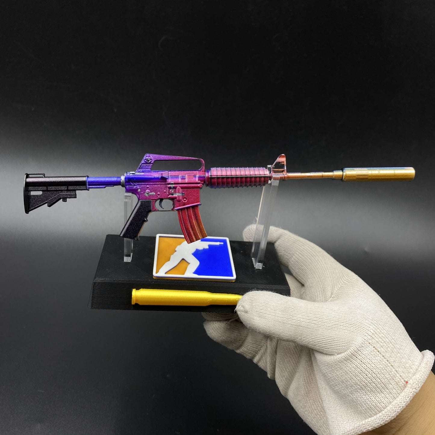 CS M4A1‑S Fade Tiny Gun Replica for Collectible