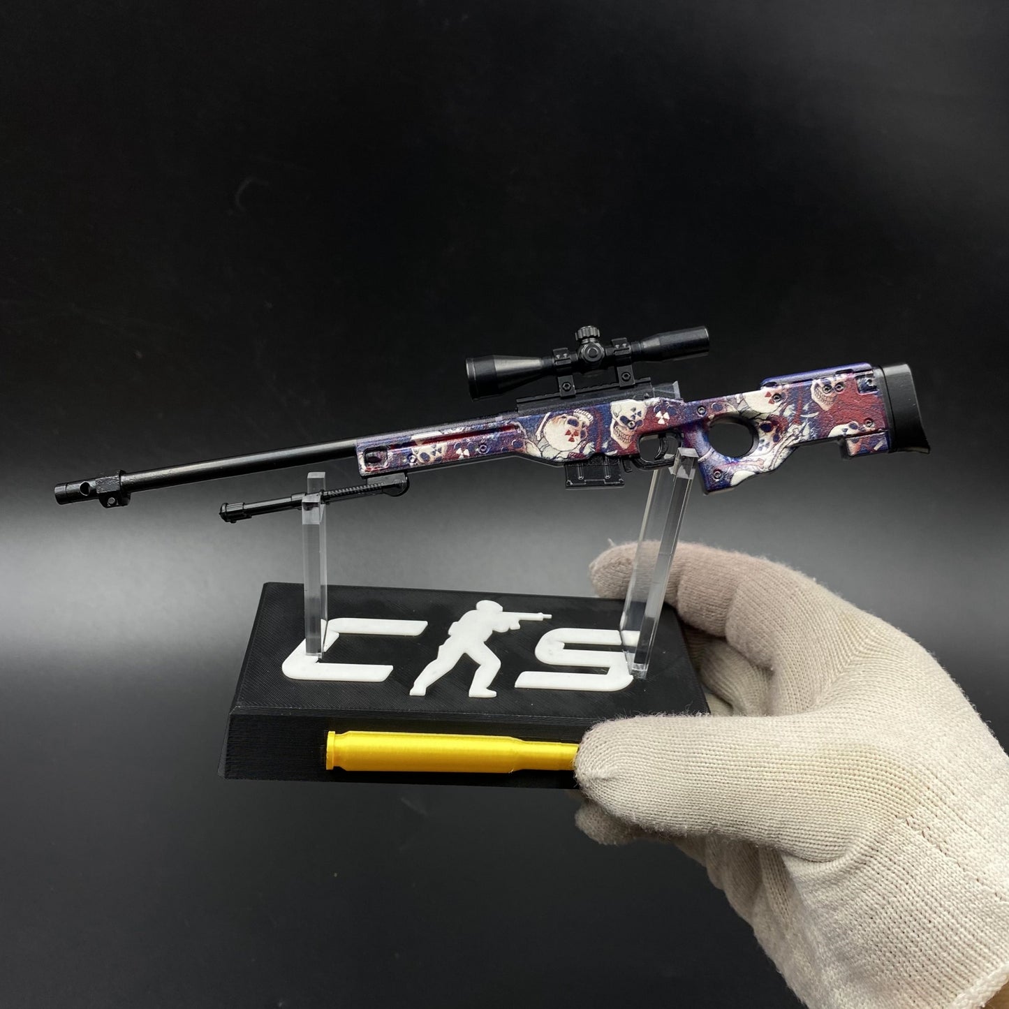 CS Tiny Gun Acheron AWP Metal Miniature For Collection