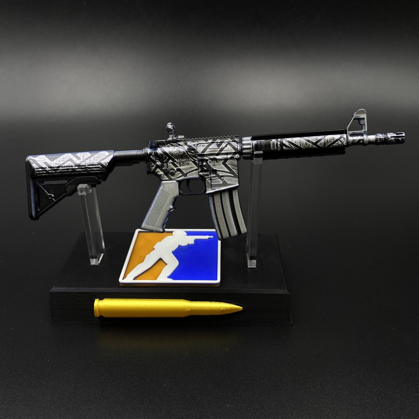 CS M4A4 Aeolian Dark Mini Metal Replica For Collection