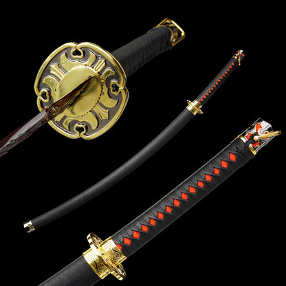 IRL Rivers of Blood Katana Soul Game Bleed Build Game Katana For Collection