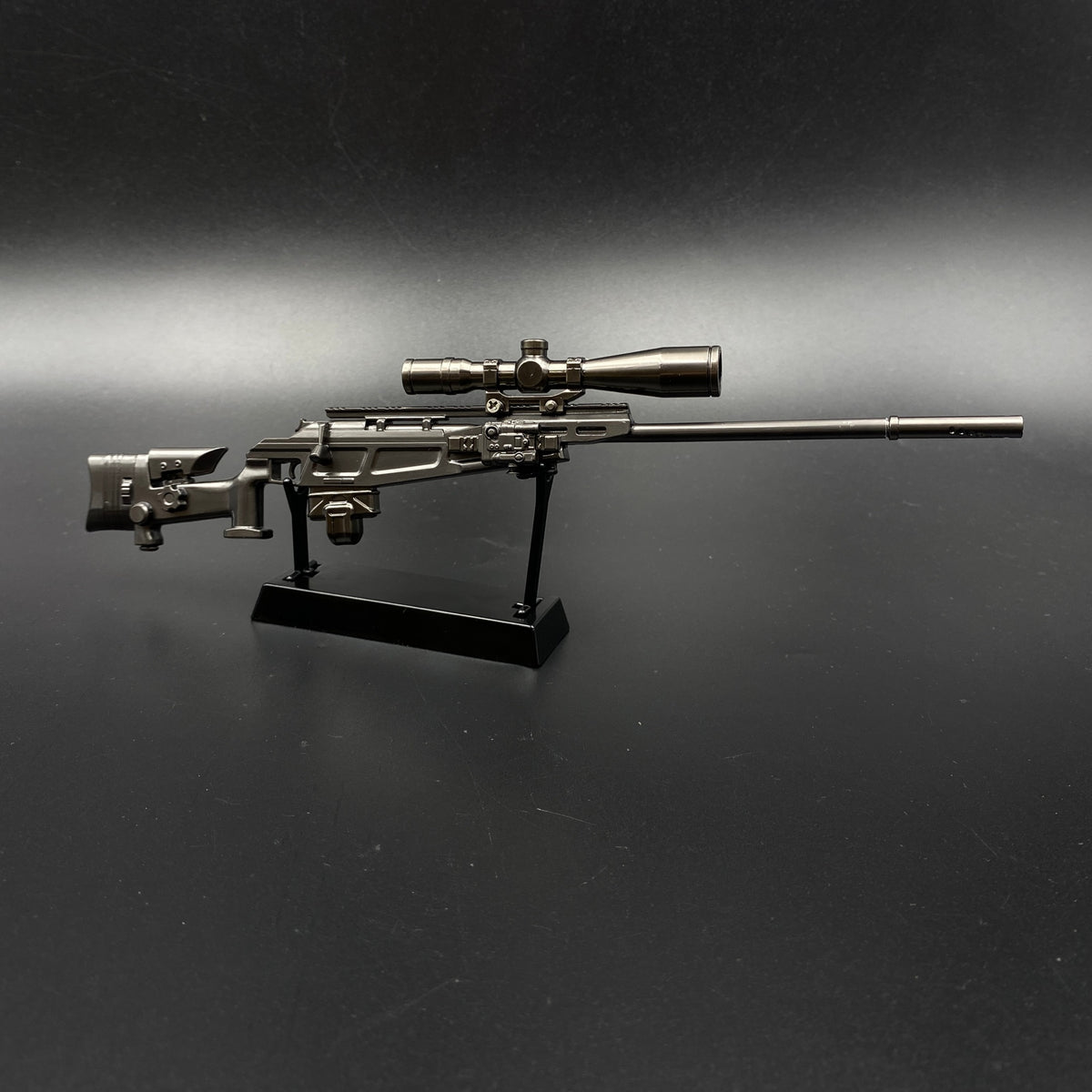 Delta Force Game R93 Sniper Rifle Mini Alloy Replica, Non-Firing Static Replica Game Collectible