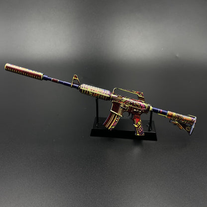 M4A1-S Chantico’s Fire Mini Metal Replica Gun for Collectible