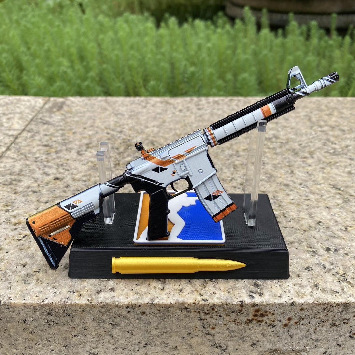 CS M4A4 Asiimov Mini Metal Replica For Collection