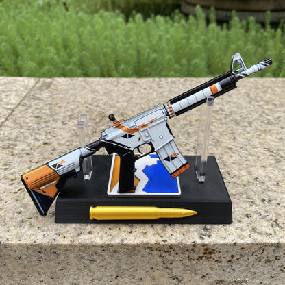 CS M4A4 Asiimov Mini Metal Replica For Collection