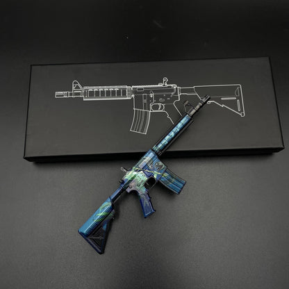 Metal Tiny CS M4A4 Poseidon Gun Miniature For Collection