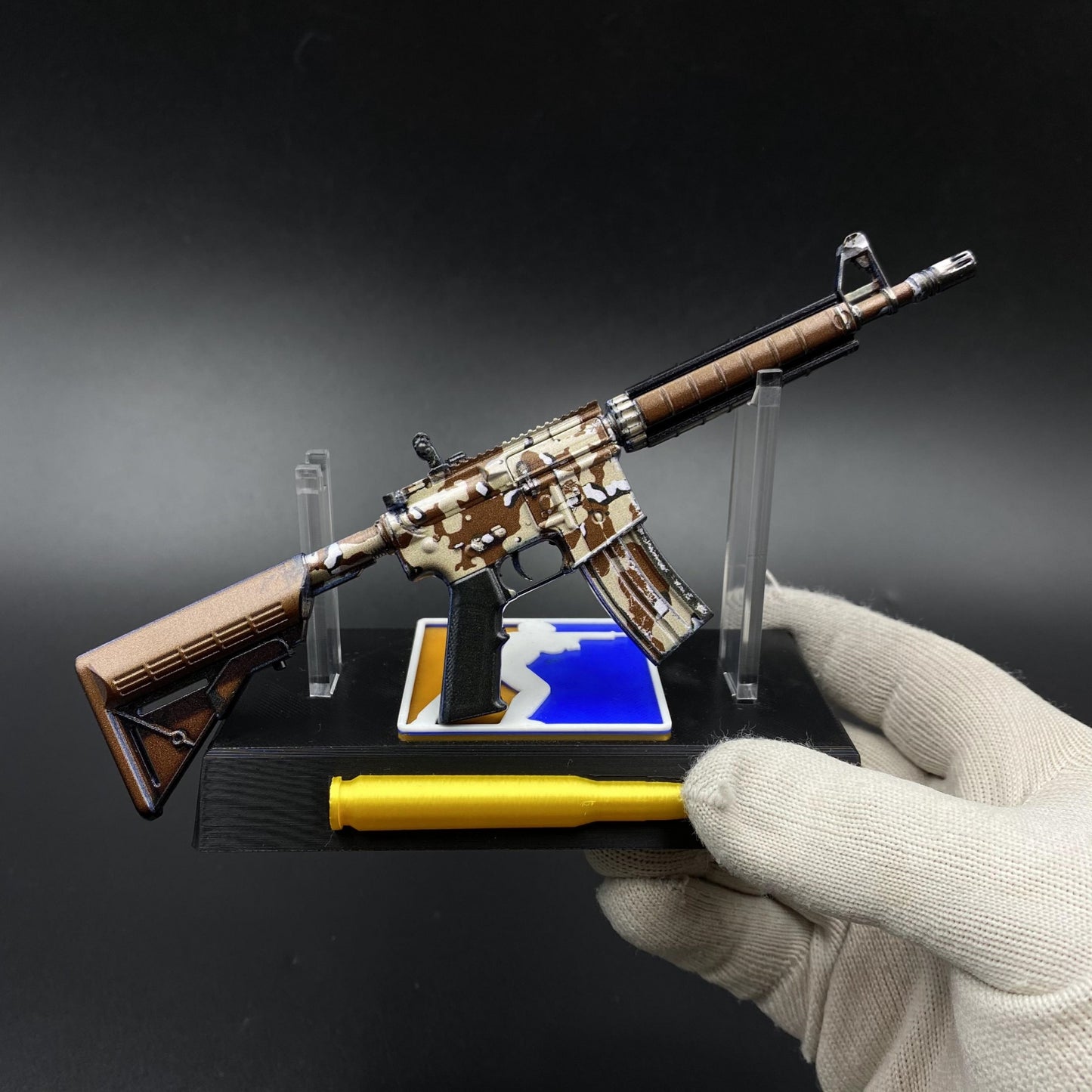 CS M4A4 Desert Storm Mini Metal Replica For Collection