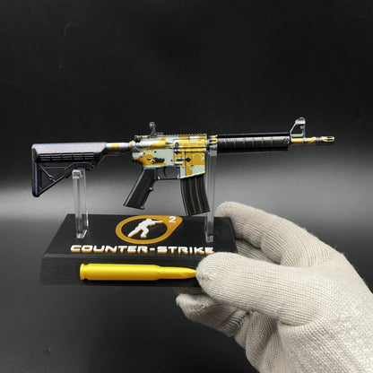 Hot Skin CS M4A4 Daybreak Gun Miniature Collection