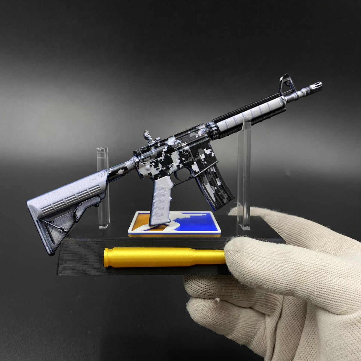 Metal Tiny CS M4A4 Urban DDPAT Gun Miniature For Collection