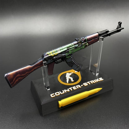 CSGO Fire Serpent AK47 New Metal Miniature Tiny Gun