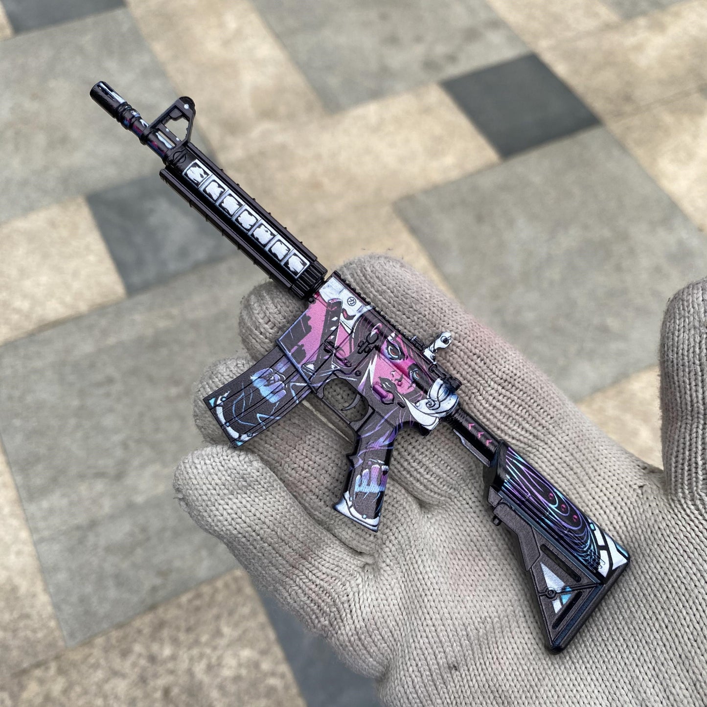 CS M4A4 Neo-Noir Mini Metal Replica For Collection