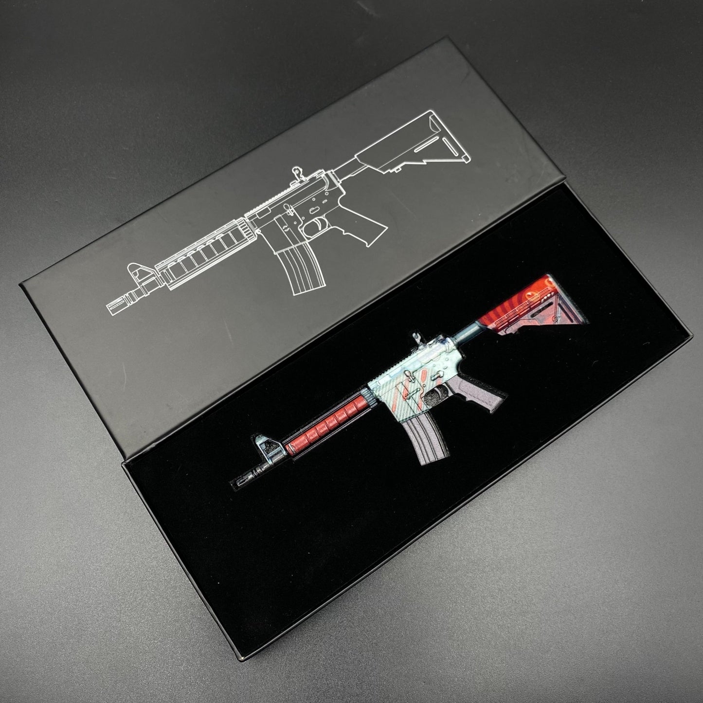 CS M4A4 Bullet Rain Mini Metal Replica For Collection