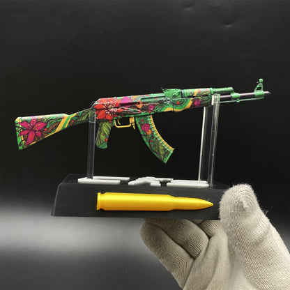 AK47 Wild Lotus Metal Miniature Gun