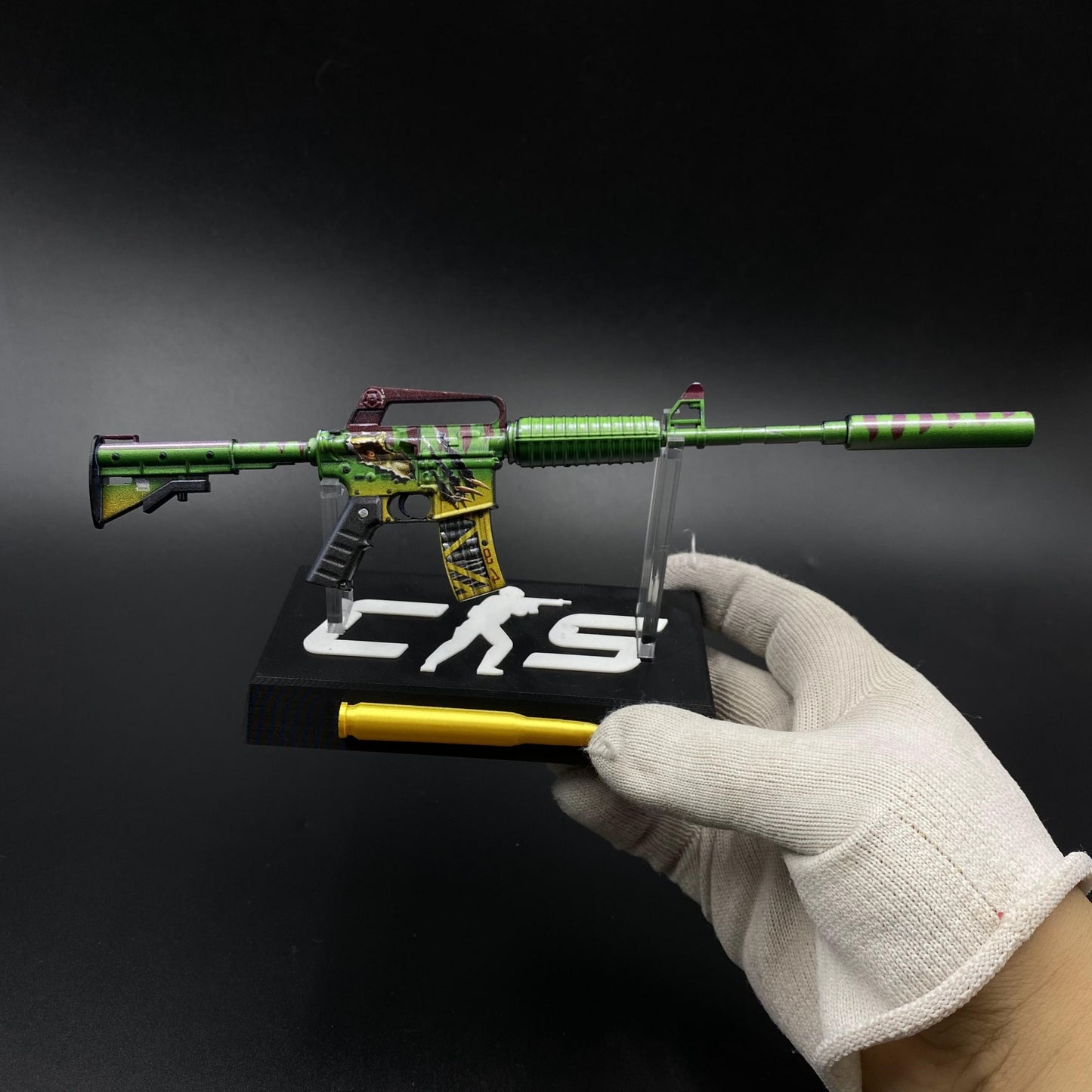 CS M4A1‑S Emphorosaur-S Metal Tiny Gun Replica for Collectible
