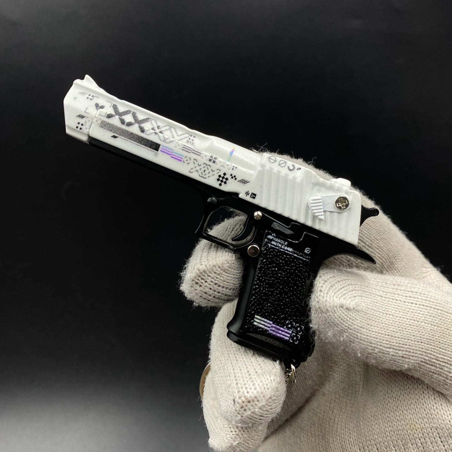 Desert Eagle Printstream mini Metal replica from Fracture Case CS2 game For Collectible