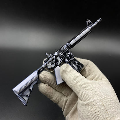 Metal Tiny CS M4A4 Urban DDPAT Gun Miniature For Collection