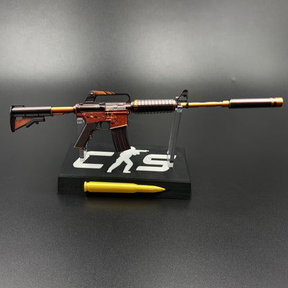 Atomic Alloy M4A1-S Metal Gun Miniature For Collection