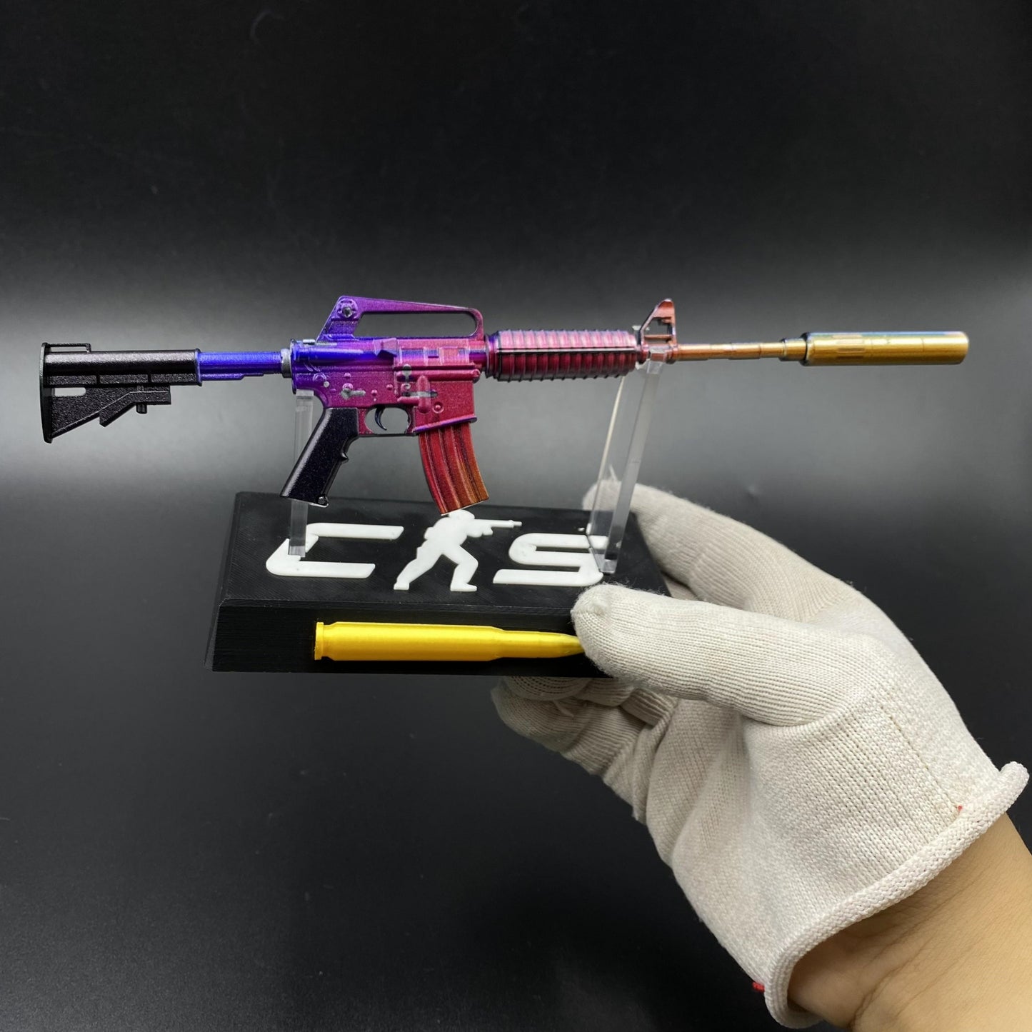 CS M4A1‑S Fade Tiny Gun Replica for Collectible