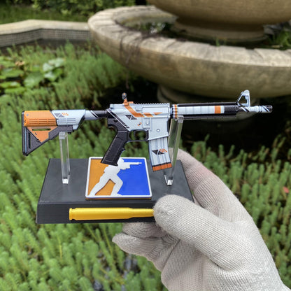 CS M4A4 Asiimov Mini Metal Replica For Collection