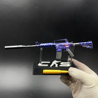 CS M4A1‑S Black Lotus Metal Tiny Gun Replica for Collectible