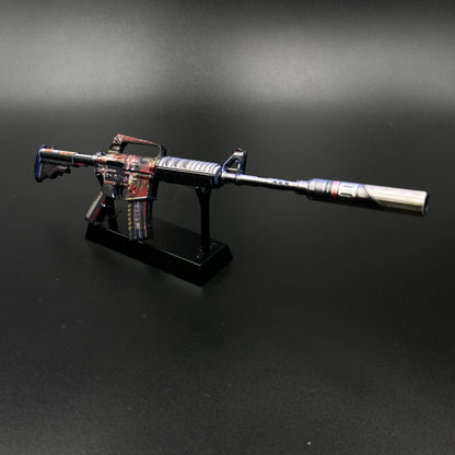 M4A1-S Night Terror Mini Metal Replica Gun for Collectible