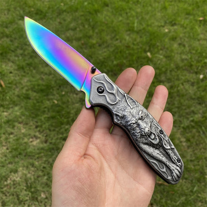 Ultimate 3D Relief Sculpture Folding Knife Collection