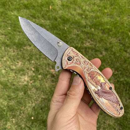 Ultimate 3D Relief Sculpture Folding Knife Collection