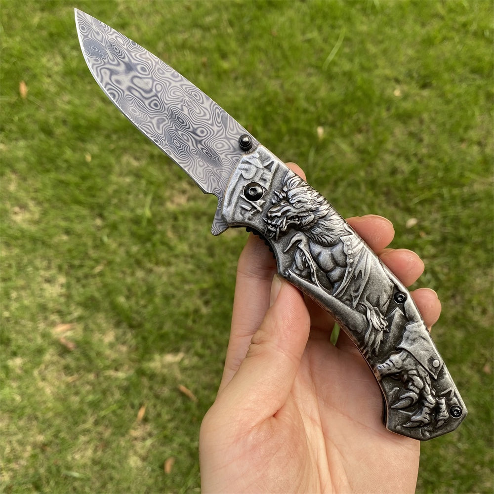 Ultimate 3D Relief Sculpture Folding Knife Collection
