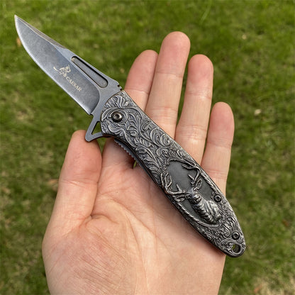 Ultimate 3D Relief Sculpture Folding Knife Collection