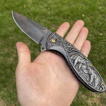 Ultimate 3D Relief Sculpture Folding Knife Collection