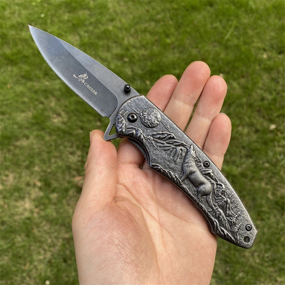 Ultimate 3D Relief Sculpture Folding Knife Collection
