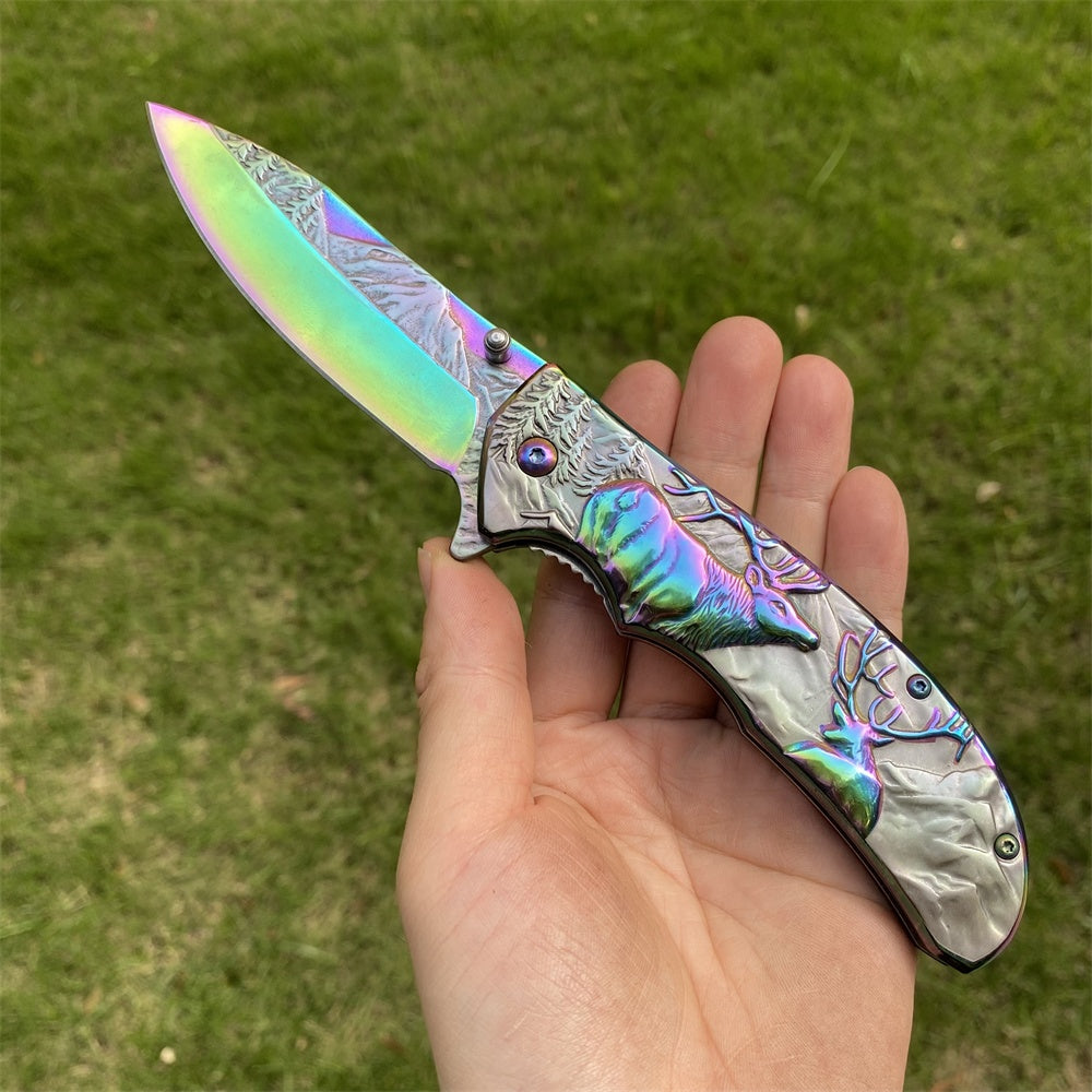 Ultimate 3D Relief Sculpture Folding Knife Collection