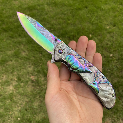 Ultimate 3D Relief Sculpture Folding Knife Collection