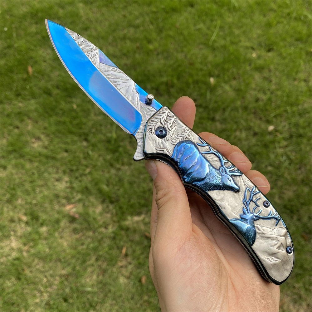 Ultimate 3D Relief Sculpture Folding Knife Collection