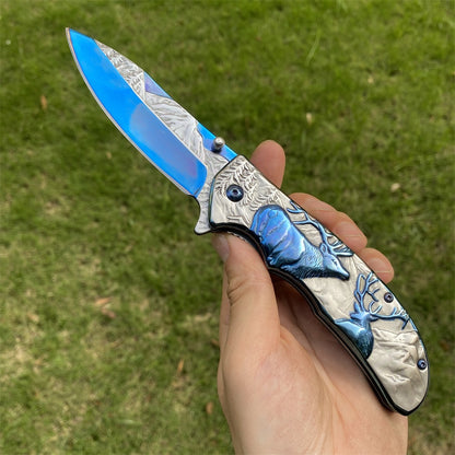 Ultimate 3D Relief Sculpture Folding Knife Collection