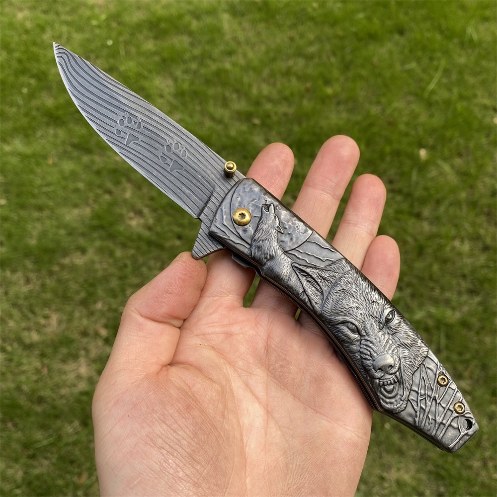 Ultimate 3D Relief Sculpture Folding Knife Collection