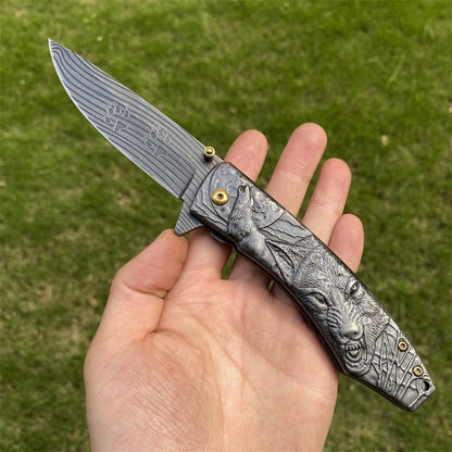 Ultimate 3D Relief Sculpture Folding Knife Collection