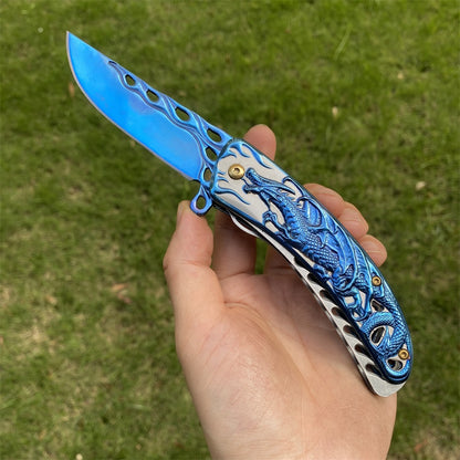 Ultimate 3D Relief Sculpture Folding Knife Collection