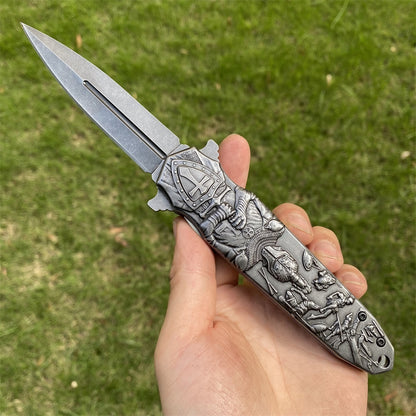 Ultimate 3D Relief Sculpture Folding Knife Collection