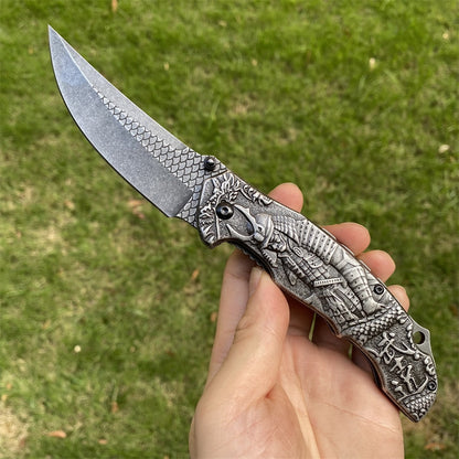 Ultimate 3D Relief Sculpture Folding Knife Collection