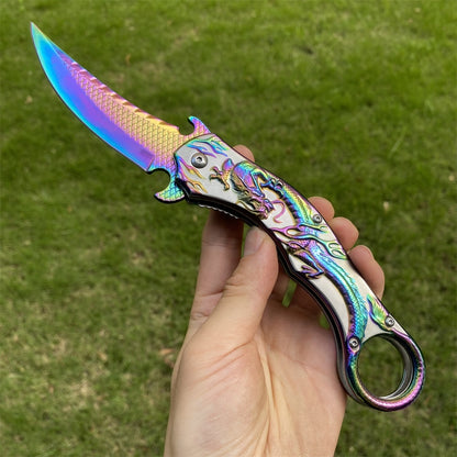 Ultimate 3D Relief Sculpture Folding Knife Collection