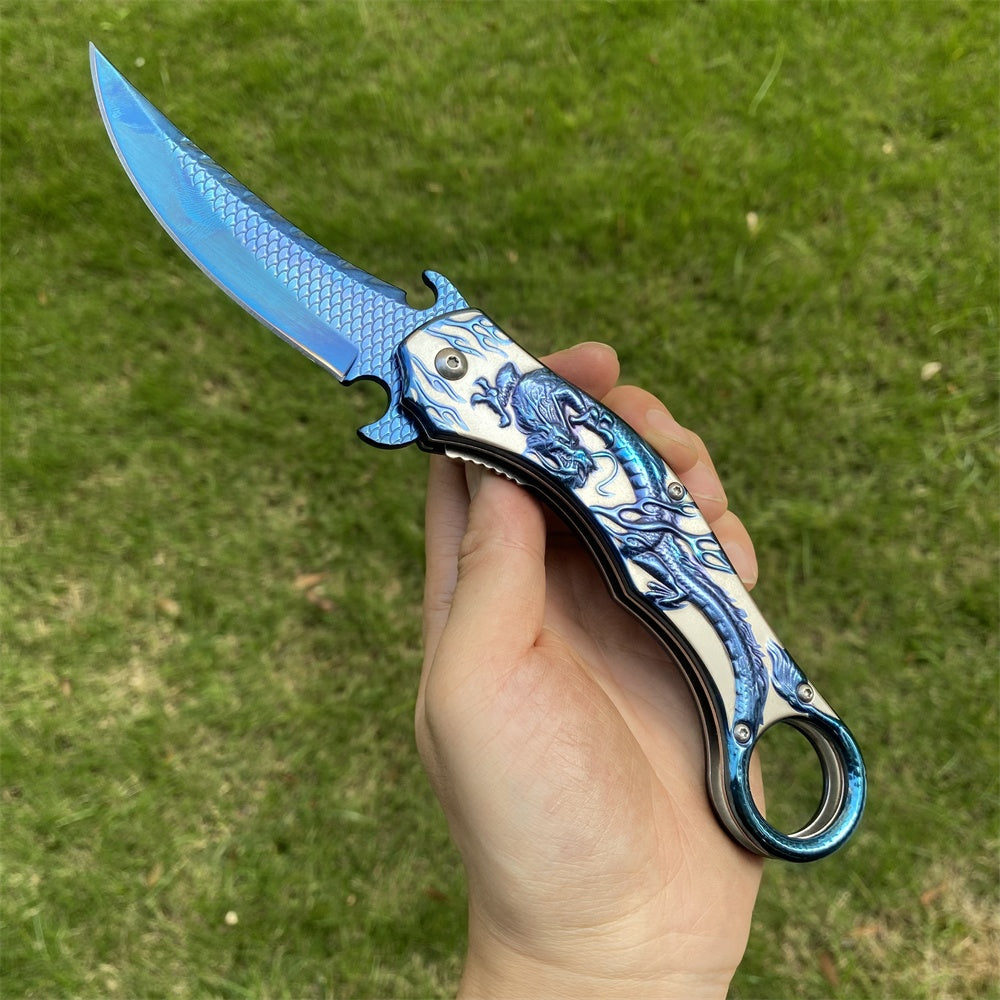 Ultimate 3D Relief Sculpture Folding Knife Collection
