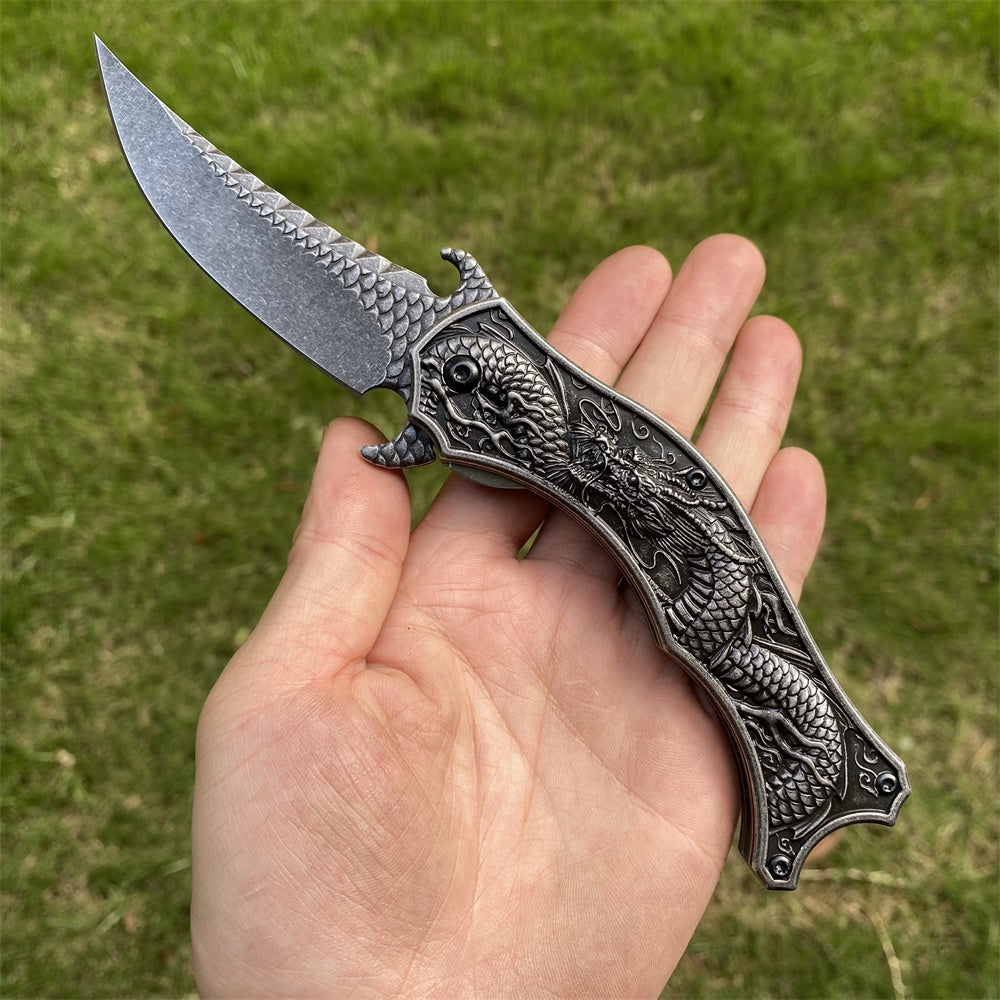 Ultimate 3D Relief Sculpture Folding Knife Collection