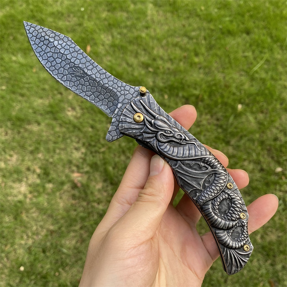 Ultimate 3D Relief Sculpture Folding Knife Collection