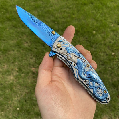Ultimate 3D Relief Sculpture Folding Knife Collection