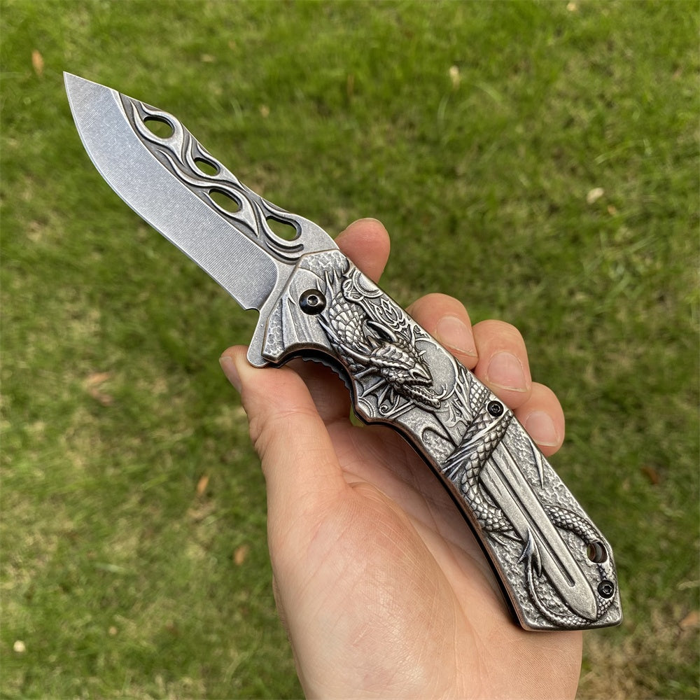 Ultimate 3D Relief Sculpture Folding Knife Collection
