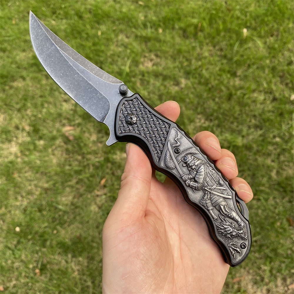 Ultimate 3D Relief Sculpture Folding Knife Collection