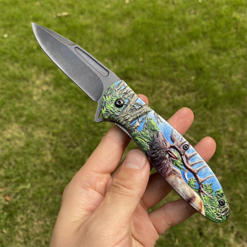 Ultimate 3D Relief Sculpture Folding Knife Collection